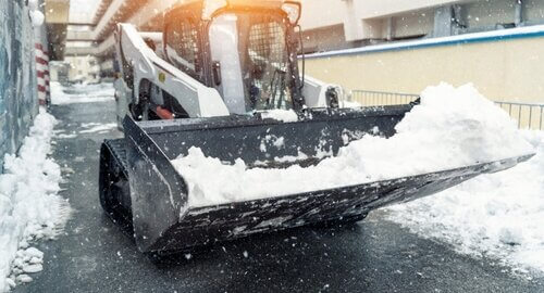 Using a Skid Steer for Snow Removal: The Benefits